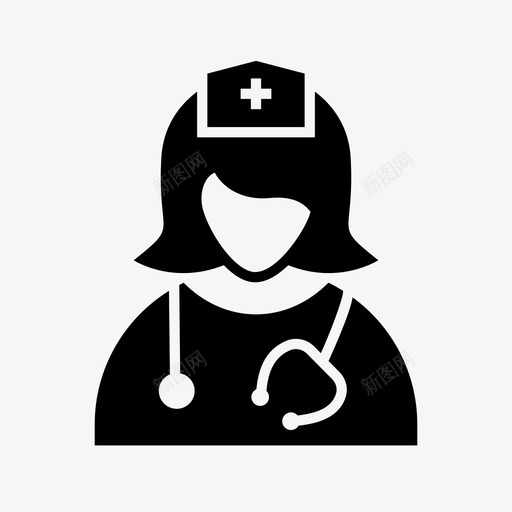 护士护理人员医生svg_新图网 https://ixintu.com 护士 护理 人员 医生 女医生 医院 工作人员 医务人员