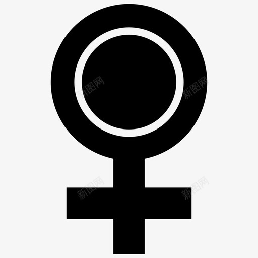 女性性别女性标志性别符号svg_新图网 https://ixintu.com 女性 性别 标志 标志性 符号 响应 用户界面 实心 图标