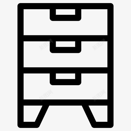 抽屉家具杂项svg_新图网 https://ixintu.com 抽屉 家具 杂项