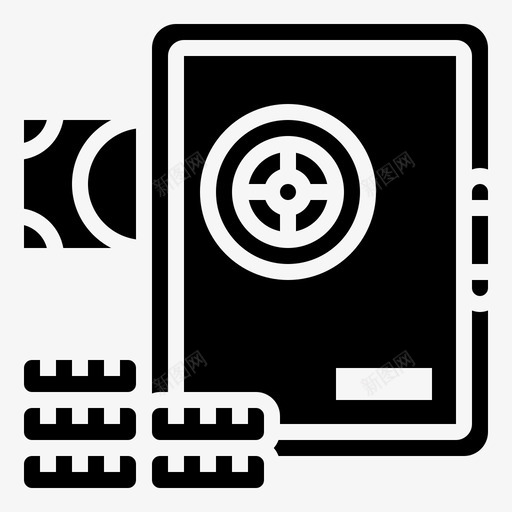储蓄账户银行存款svg_新图网 https://ixintu.com 储蓄 账户 银行 存款 金库 投资 投资类 类型 铭文