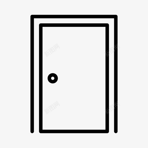 门进出svg_新图网 https://ixintu.com 进出 走开 建筑