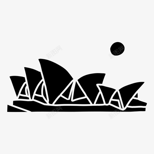 悉尼歌剧院建筑澳大利亚著名地标svg_新图网 https://ixintu.com 悉尼 歌剧院 建筑 澳大利亚 著名 名地 世界 地标