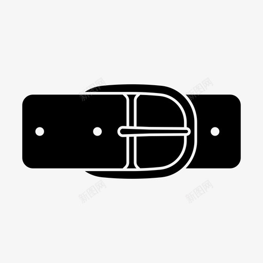 皮带扣安全带锁svg_新图网 https://ixintu.com 安全带 皮带扣