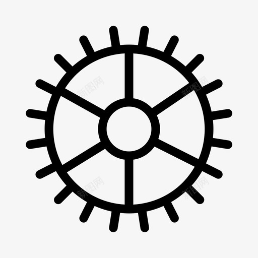 齿轮配置机械svg_新图网 https://ixintu.com 齿轮 配置 机械 设置 轮廓