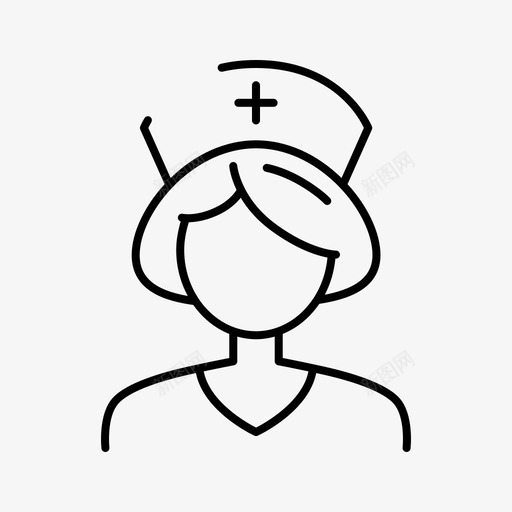 护士灯保健医院svg_新图网 https://ixintu.com 护士 医疗 保健 保健医 医院 医药 健康