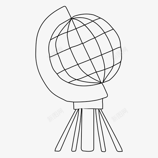 北开普地理环球svg_新图网 https://ixintu.com 北开 普北 开普 地理 环球 挪威 素描 世界 地标 柯纳 细线