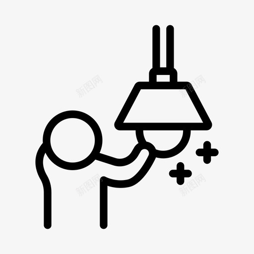 灯具维修电灯内饰svg_新图网 https://ixintu.com 灯具 维修 电灯 内饰 改造 新灯具 建造