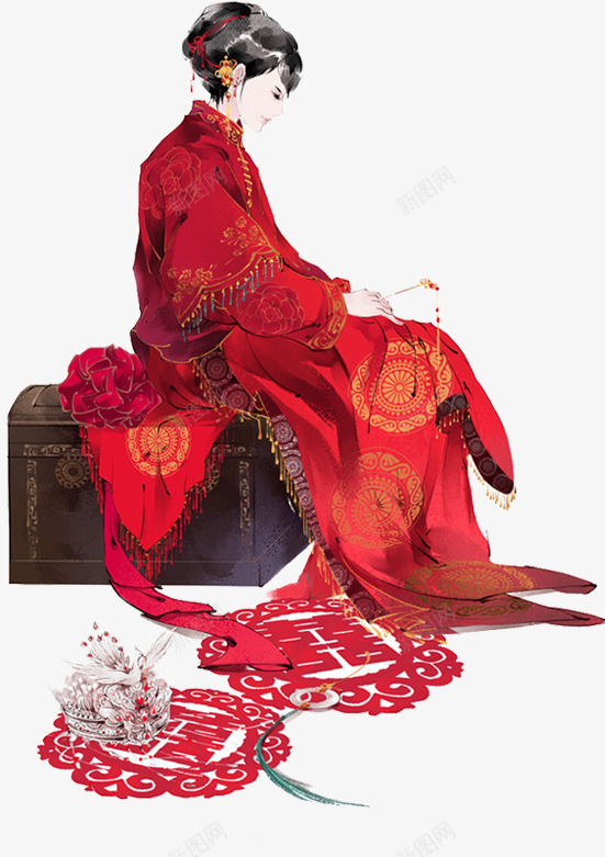 手绘 古装 美女 帅哥 png免抠素材_新图网 https://ixintu.com 手绘 古装 美女 帅哥