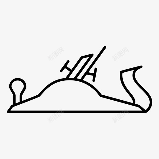 木刨木工设备svg_新图网 https://ixintu.com 木刨 木工 设备 刨床 工具