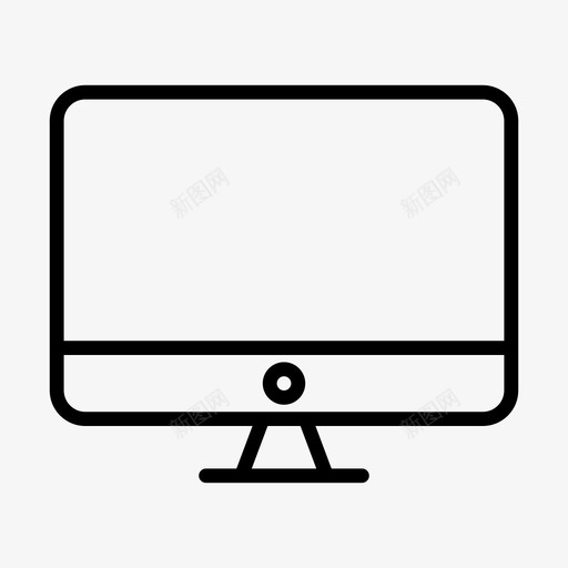lcd计算机设备svg_新图网 https://ixintu.com 计算机 设备 显示器 小工 工具 屏幕 酒店 餐厅 线条 符号