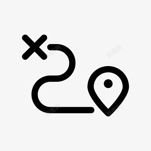 路线目的地地图svg_新图网 https://ixintu.com 路线 目的地 地图 交通地图