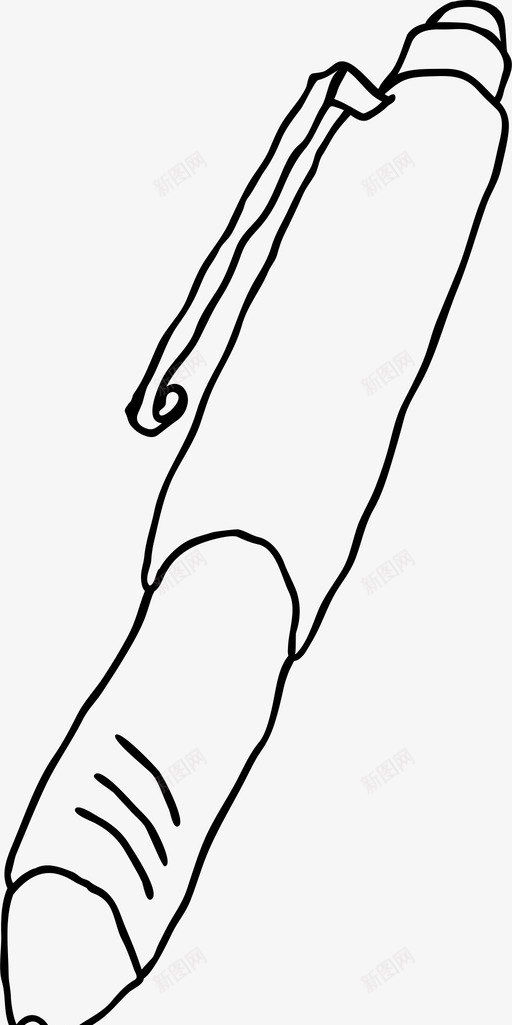 圆珠笔涂鸦写字svg_新图网 https://ixintu.com 圆珠笔 涂鸦 写字