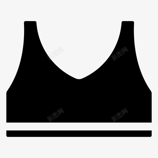 文胸比基尼运动svg_新图网 https://ixintu.com 文胸 运动 内衣 女士 比基尼 雕文