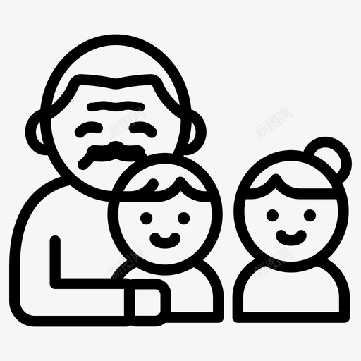 爷爷和孩子老人家人svg_新图网 https://ixintu.com 老人 孩子 爷爷 老人家 家人 孙子
