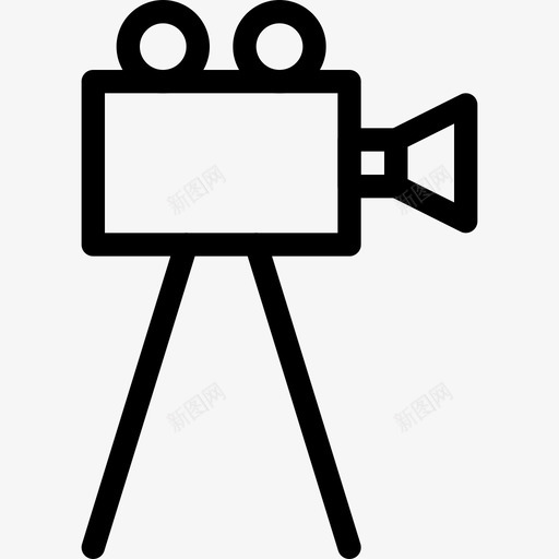 照相机电影院导演svg_新图网 https://ixintu.com 电影 工业 照相机 电影院 导演 剧院