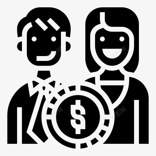 利润分享业务收入svg_新图网 https://ixintu.com 利润 分享 业务 收入 股东 业务管理 字形