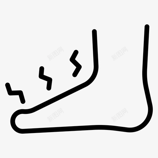 足部刺痛糖尿病症状足部损伤svg_新图网 https://ixintu.com 足部 刺痛 麻木 糖尿病 症状 损伤 疼痛