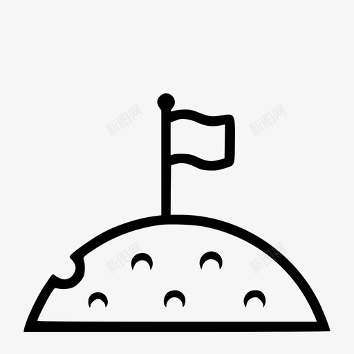 月球旗宇航员银河系svg_新图网 https://ixintu.com 月球 太空 宇航员 银河系 图标
