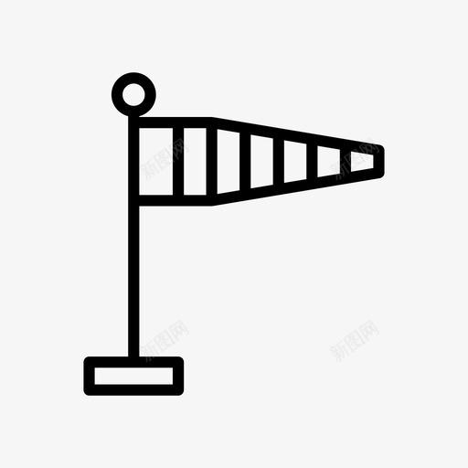 风旗帜天气svg_新图网 https://ixintu.com 旗帜 天气 机场