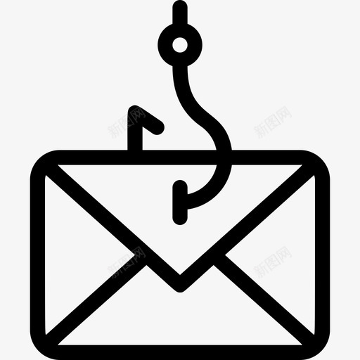 仿冒邮件网络钓鱼svg_新图网 https://ixintu.com 仿冒 邮件 网络 钓鱼 恶意 软件 安全 安全网 网络安全 安全线
