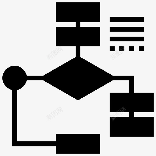 流程图逻辑程序svg_新图网 https://ixintu.com 流程图 逻辑 程序 过程 研究 分析 字形
