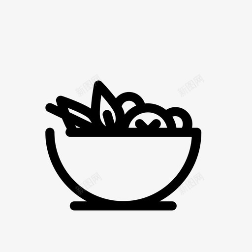 沙拉新鲜午餐svg_新图网 https://ixintu.com 沙拉 新鲜 午餐 街头 食品