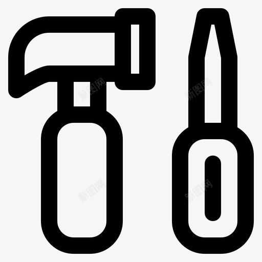 工具锤子首选项svg_新图网 https://ixintu.com 工具 锤子 首选项 用户界面 图标