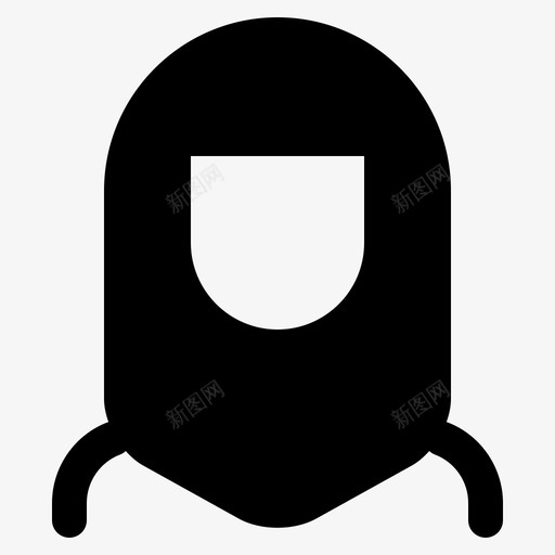 穆斯林妇女头巾伊斯兰教svg_新图网 https://ixintu.com 穆斯林 妇女 头巾 伊斯兰教 斋月