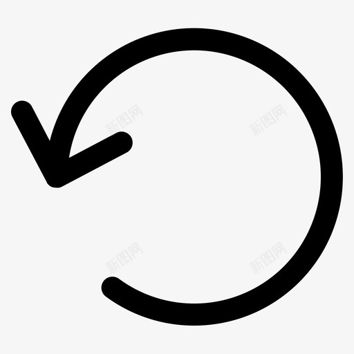 重新启动箭头刷新svg_新图网 https://ixintu.com 重新 用户界面 启动 箭头 刷新 加载