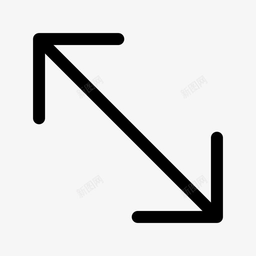 方向箭头角svg_新图网 https://ixintu.com 箭头 方向 头角 应用程序 大纲