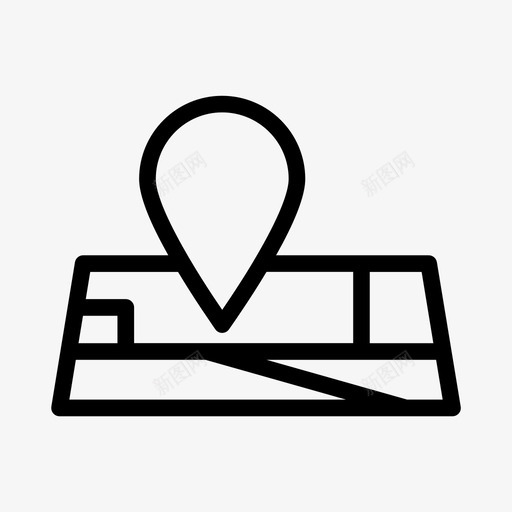地图别针位置占位符svg_新图网 https://ixintu.com 地图 别针 位置 占位符 对象