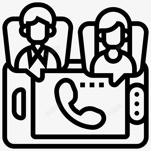 音频会议电话讲话svg_新图网 https://ixintu.com 音频 会议 会议电话 讲话 语音 在线学习 线路