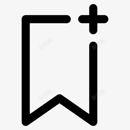 添加书签新建svg_新图网 https://ixintu.com 用户界面 添加 书签 新建