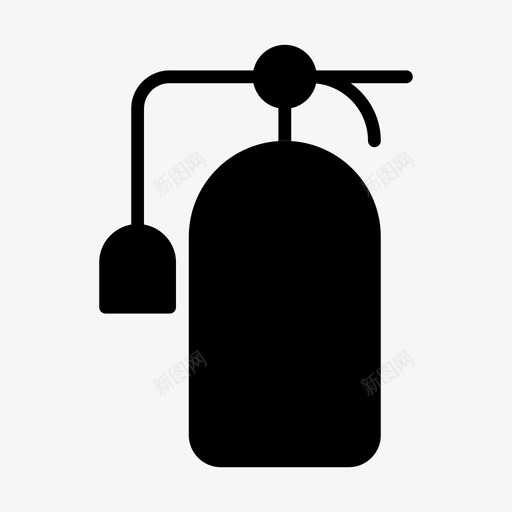 灭火器钢瓶火svg_新图网 https://ixintu.com 灭火器 酒店 钢瓶 安全 餐厅 线条 符号