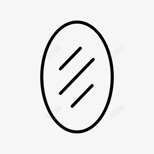 镜子浴室家具svg_新图网 https://ixintu.com 浴室 镜子 家具 玻璃 卫生间 基本 图标 没有 有颜色