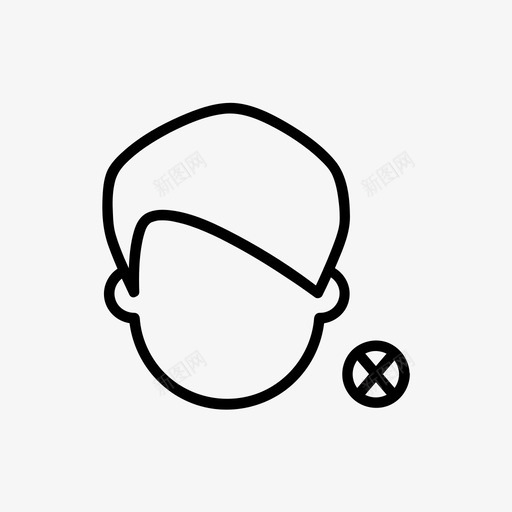 不健康的男人感染不健康svg_新图网 https://ixintu.com 不健康 男人 感染 生病 图标