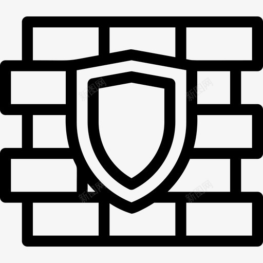 防火墙防病毒网络svg_新图网 https://ixintu.com 防火墙 防病毒 网络 保护 安全 网络安全 线路