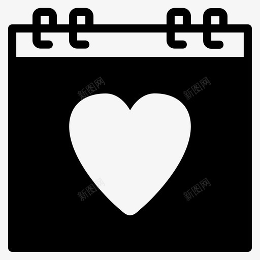情人节日历关系svg_新图网 https://ixintu.com 情人节 日历 关系 时间表 婚礼 日期