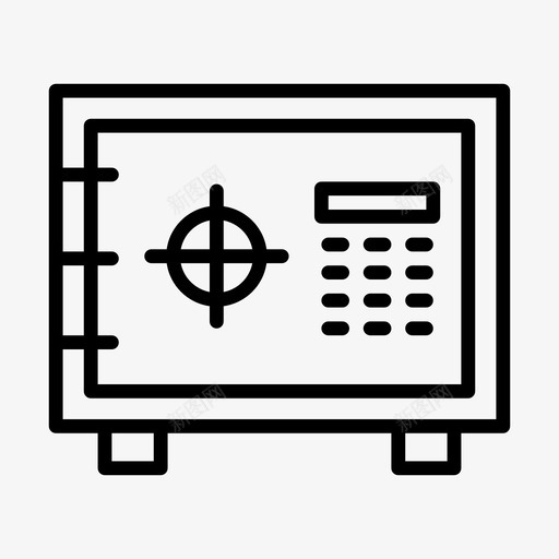 储物柜银行柜保险箱svg_新图网 https://ixintu.com 银行 保险箱 储物柜 线纹