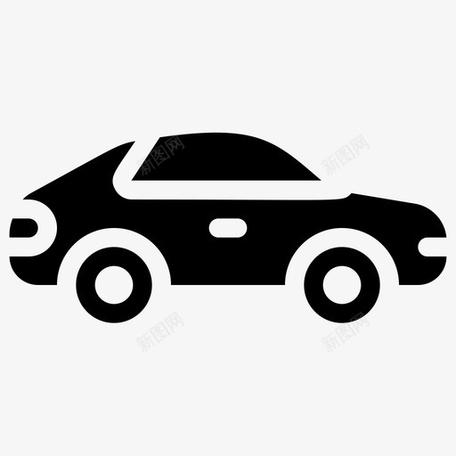 轿跑车汽车机器svg_新图网 https://ixintu.com 跑车 运输车 汽车 机器 轿车 标志