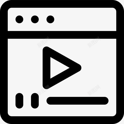 看电影网站电影院多媒体svg_新图网 https://ixintu.com 电影网站 视频 电影院 媒体播放