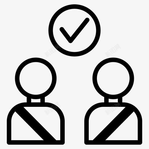 安全带汽车系紧svg_新图网 https://ixintu.com 安全带 汽车 系紧 安全 交通规则