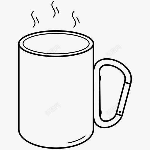 保温杯茶保温瓶svg_新图网 https://ixintu.com 保温杯 保温瓶 旅行