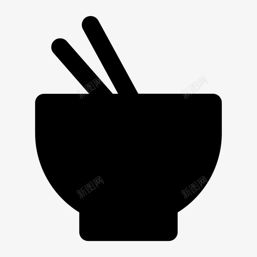 碗筷子食物svg_新图网 https://ixintu.com 碗筷 筷子 食物 厨房 饭菜