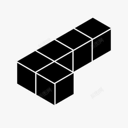 pentomino拼图3dfacessvg_新图网 https://ixintu.com 拼图