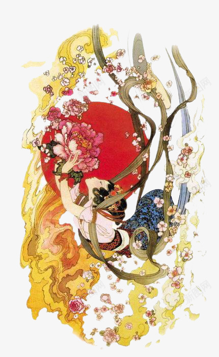篇工笔飞天美图 浪漫人生 png免抠素材_新图网 https://ixintu.com 工笔 飞天 美图 浪漫 人生