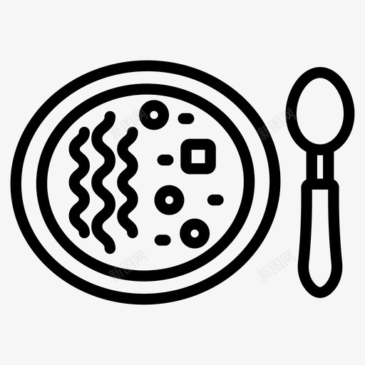 餐面营养svg_新图网 https://ixintu.com 老年人 餐面 营养 汤炖 软食
