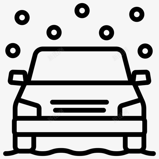 雪路汽车天气svg_新图网 https://ixintu.com 雪路 汽车 天气 冬天