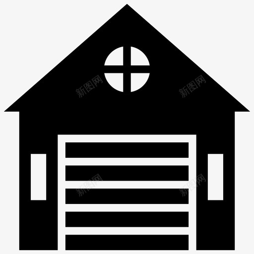 谷仓小屋农舍svg_新图网 https://ixintu.com 小屋 谷仓 农舍 响应 用户界面 实心 图标