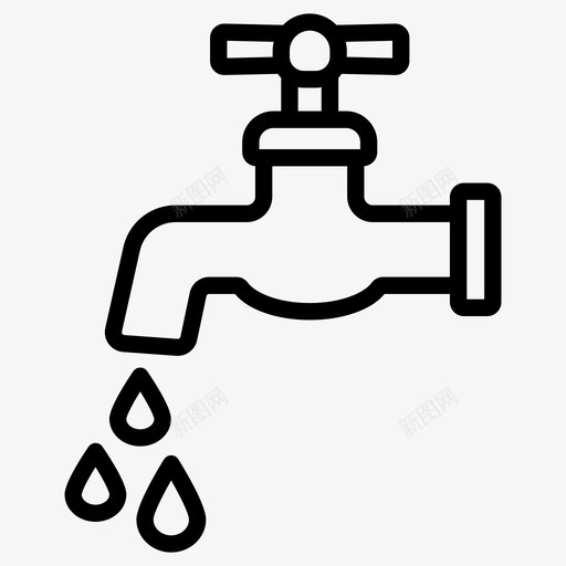 自来水浴室水龙头svg_新图网 https://ixintu.com 自来水 浴室 水龙头 水槽 供水 建造 维修